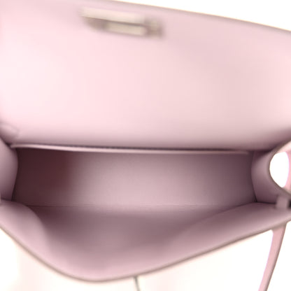 Hermes Epsom Mini Kelly Sellier 20 Mauve Pale 5 of 10