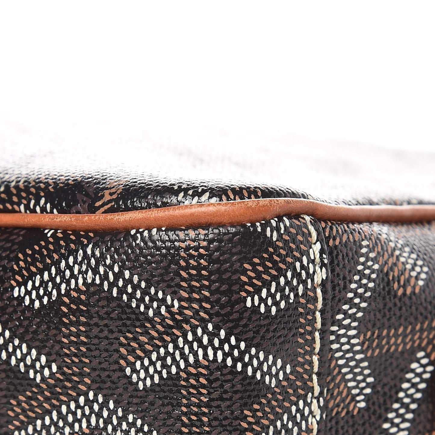 Goyardine Amacapvert Crossbody Bag Black Gold