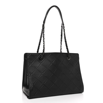 Chanel Calfskin Propeller Shopping Tote Black 2 of 4
