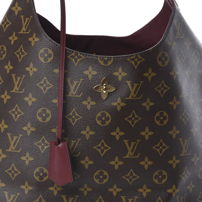 Louis Vuitton Monogram Flower Hobo Bordeaux 6 of 8