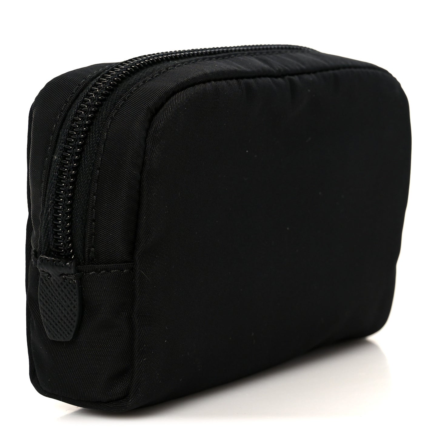 Re-Nylon Saffiano Cosmetic Pouch Black