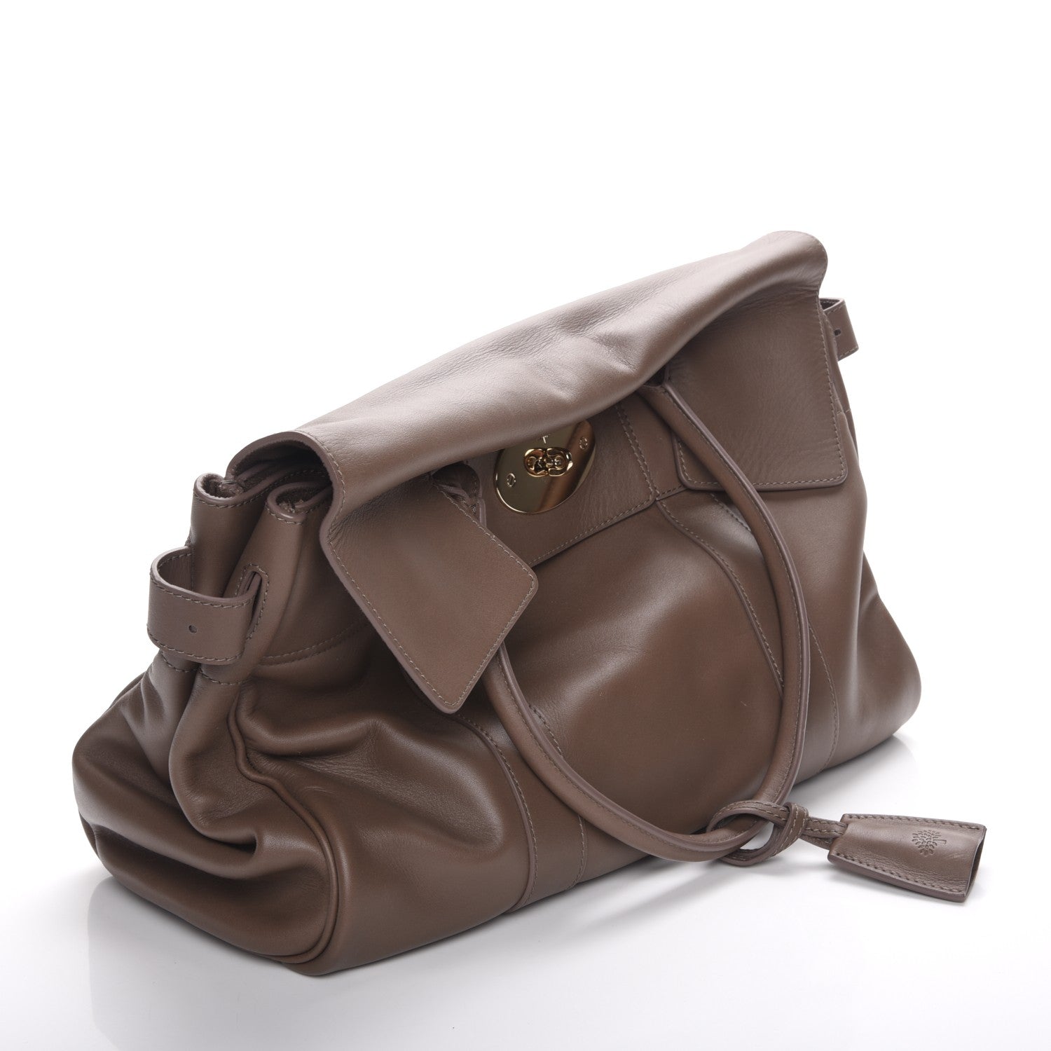 Mulberry Soft Tan Calfskin Bayswater Tote Taupe 5 of 10