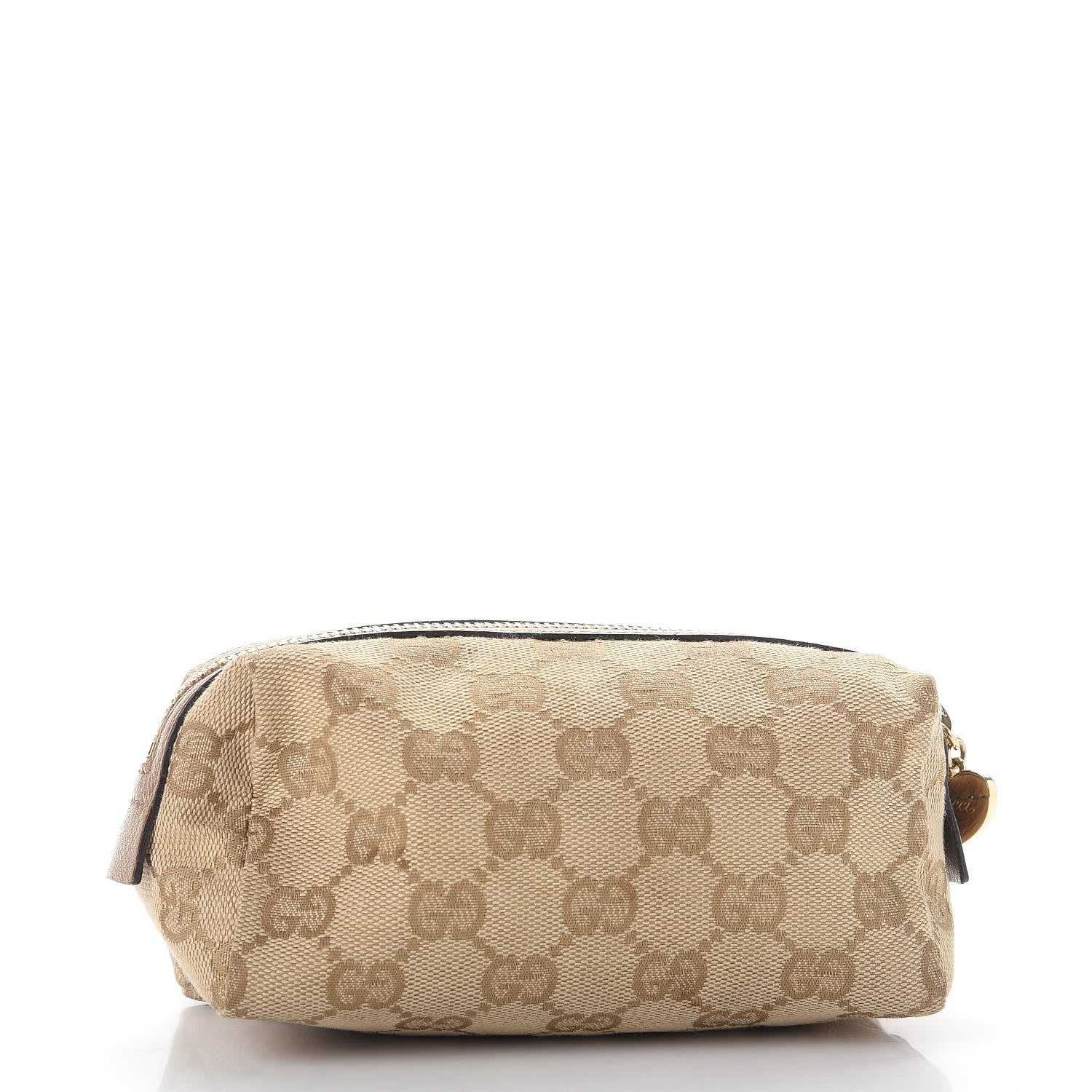 Gucci Monogram Small Cosmetic Case Metallic Bronze 3 of 8