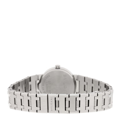 Bulgari Stainless Steel 23mm Quartz Watch Black 3 of 4