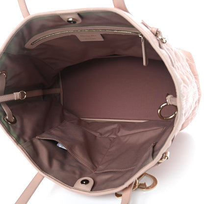 Christian Dior Coated Canvas Cannage Medium Panarea Tote Rosato 9 of 25