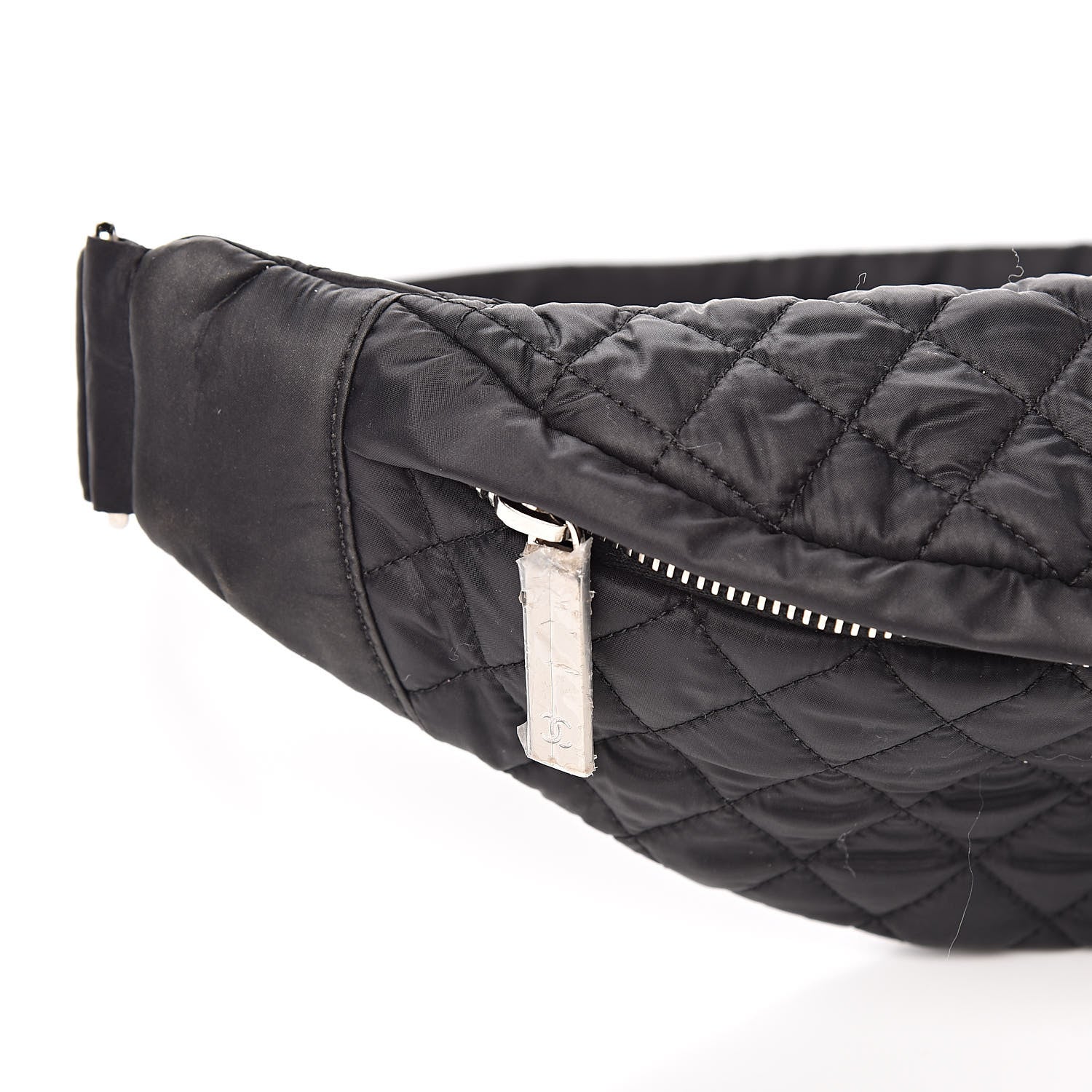 Chanel Nylon Quilted Waist Bag Black 10 of 10
