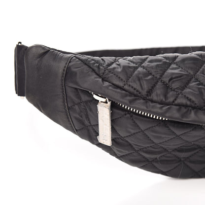 Chanel Nylon Quilted Waist Bag Black 10 of 10