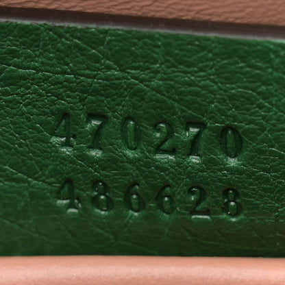 Gucci Ostrich Mini Sylvie Top Handle Bag Green 7 of 14