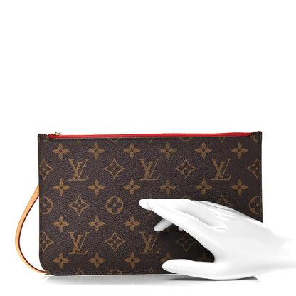 Louis Vuitton Monogram Neverfull MM GM Pochette Cherry 2 of 7
