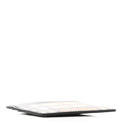 Burberry Vintage Check Calfskin Card Case Black 4 of 7