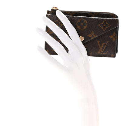 Louis Vuitton Monogram Recto Verso Card Holder Black 2 of 7