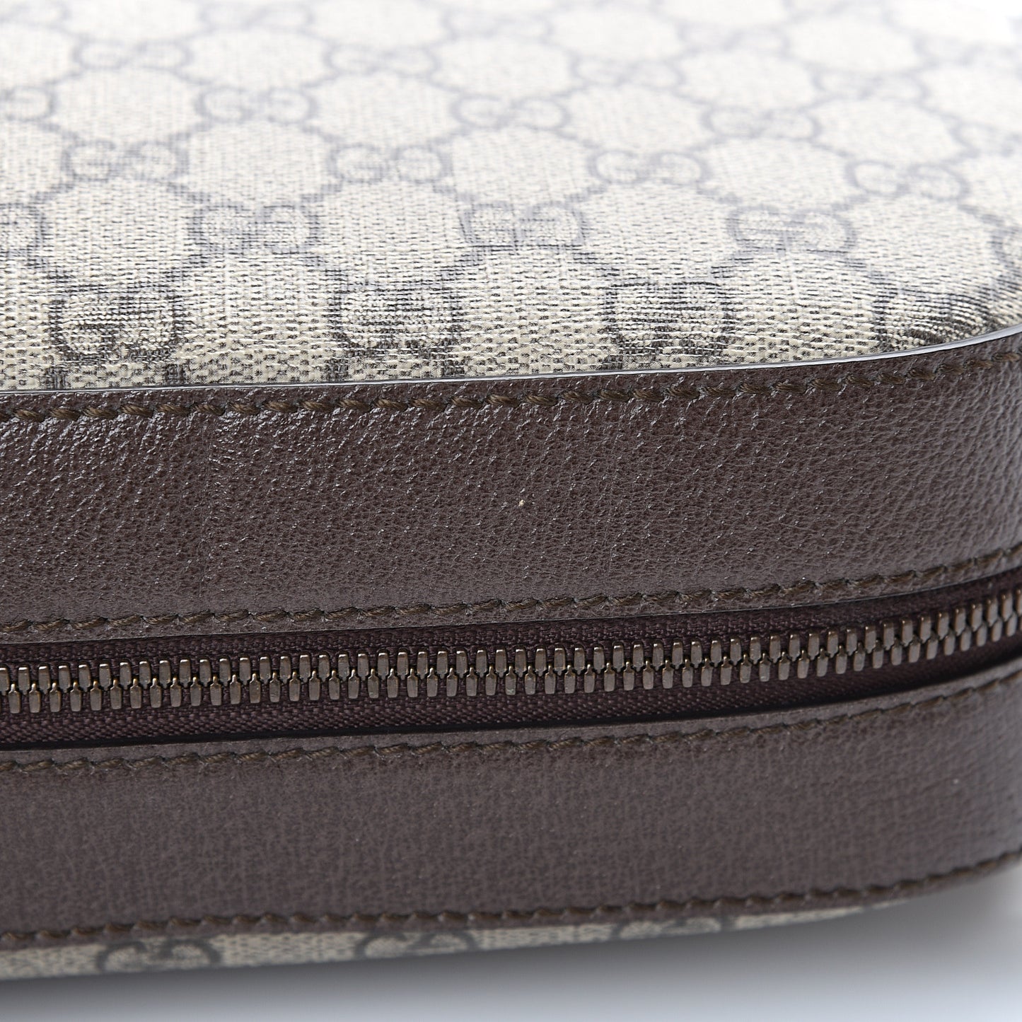 GG Supreme Monogram Web Neo Vintage Shoulder Bag Beige New Acero Crop