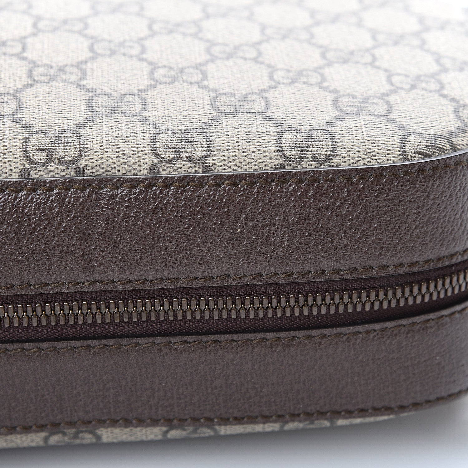 Gucci GG Supreme Monogram Web Neo Vintage Shoulder Bag Beige New Acero Crop 11 of 13