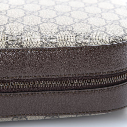 Gucci GG Supreme Monogram Web Neo Vintage Shoulder Bag Beige New Acero Crop 11 of 13