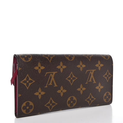 Louis Vuitton Monogram Emilie Wallet Fuchsia 3 of 9