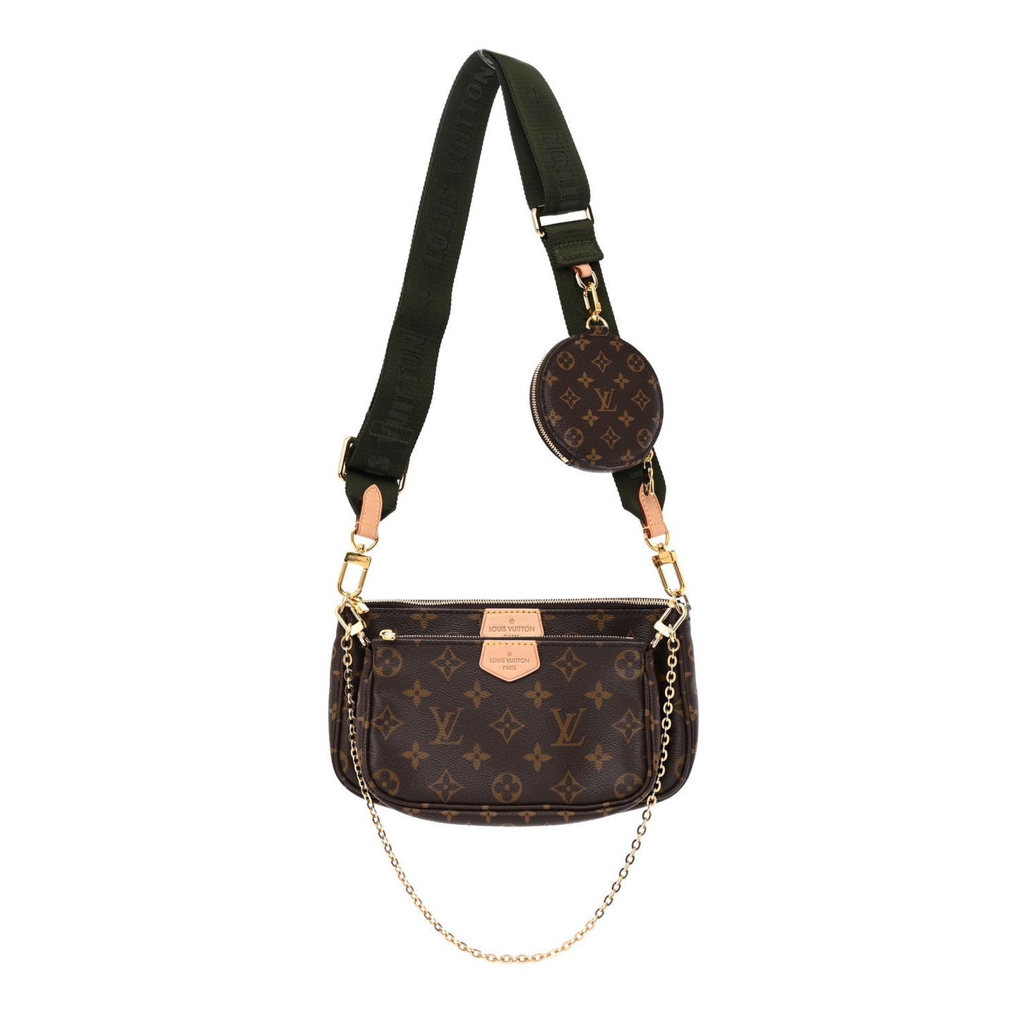 Monogram Multi Pochette Accessories Kaki