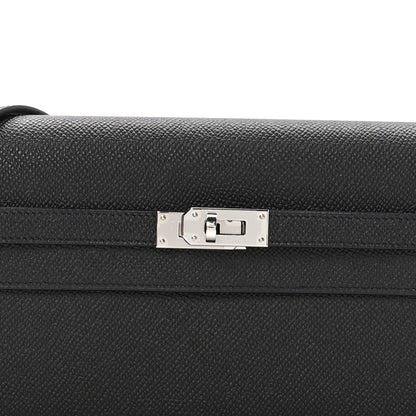 Hermes Epsom Kelly Wallet To Go Black 9 of 12