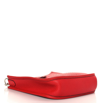 Hermes Taurillon Clemence Evelyne TPM Rouge Tomate 3 of 8