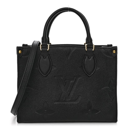 Louis Vuitton Empreinte Monogram Giant Onthego PM Black 1 of 9