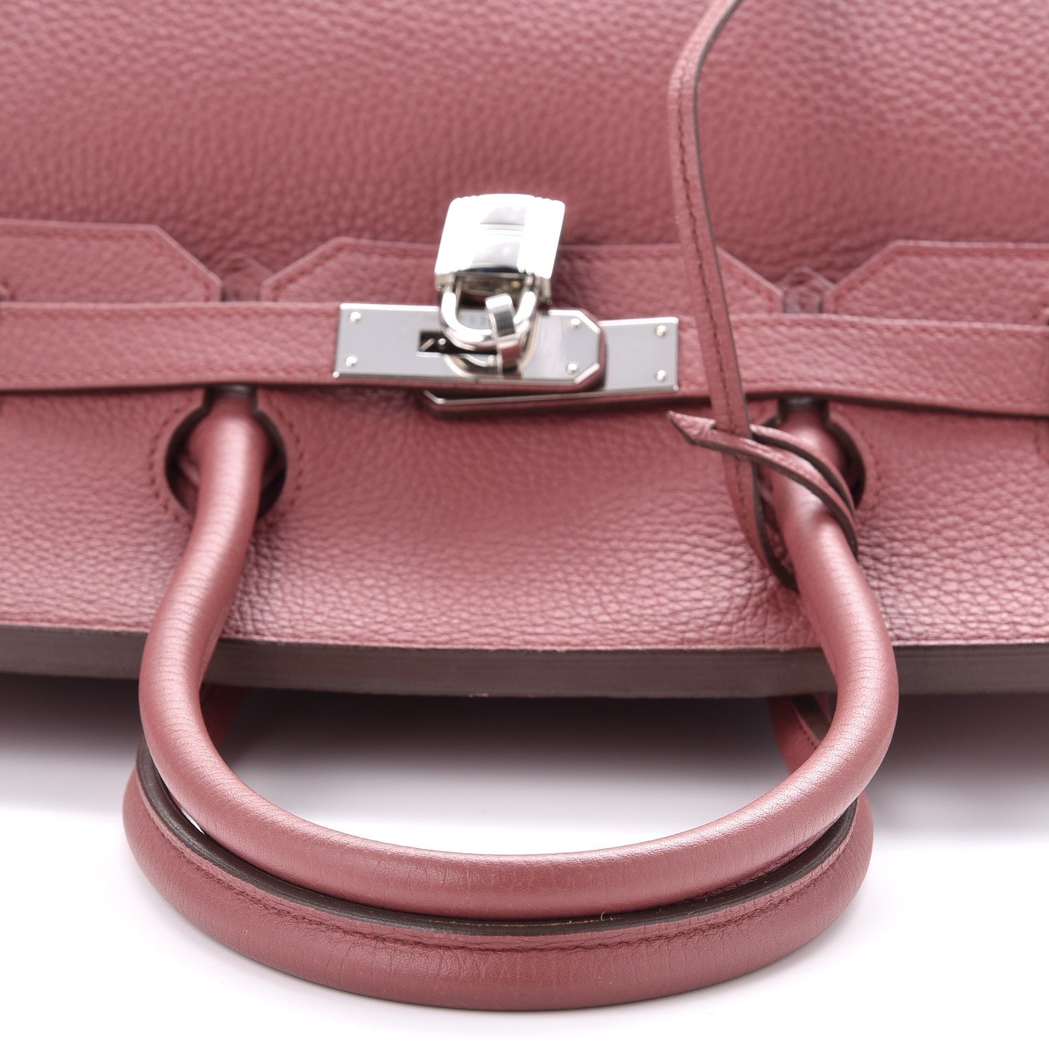 Hermes Taurillon Clemence Birkin 35 Bois de Rose 21 of 34