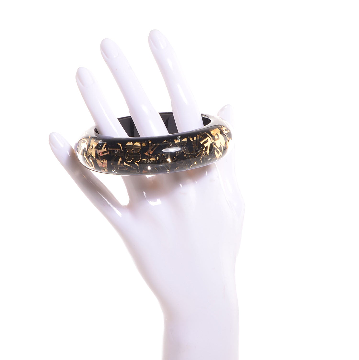 Louis Vuitton Inclusion Bracelet GM Medium Black 2 of 3