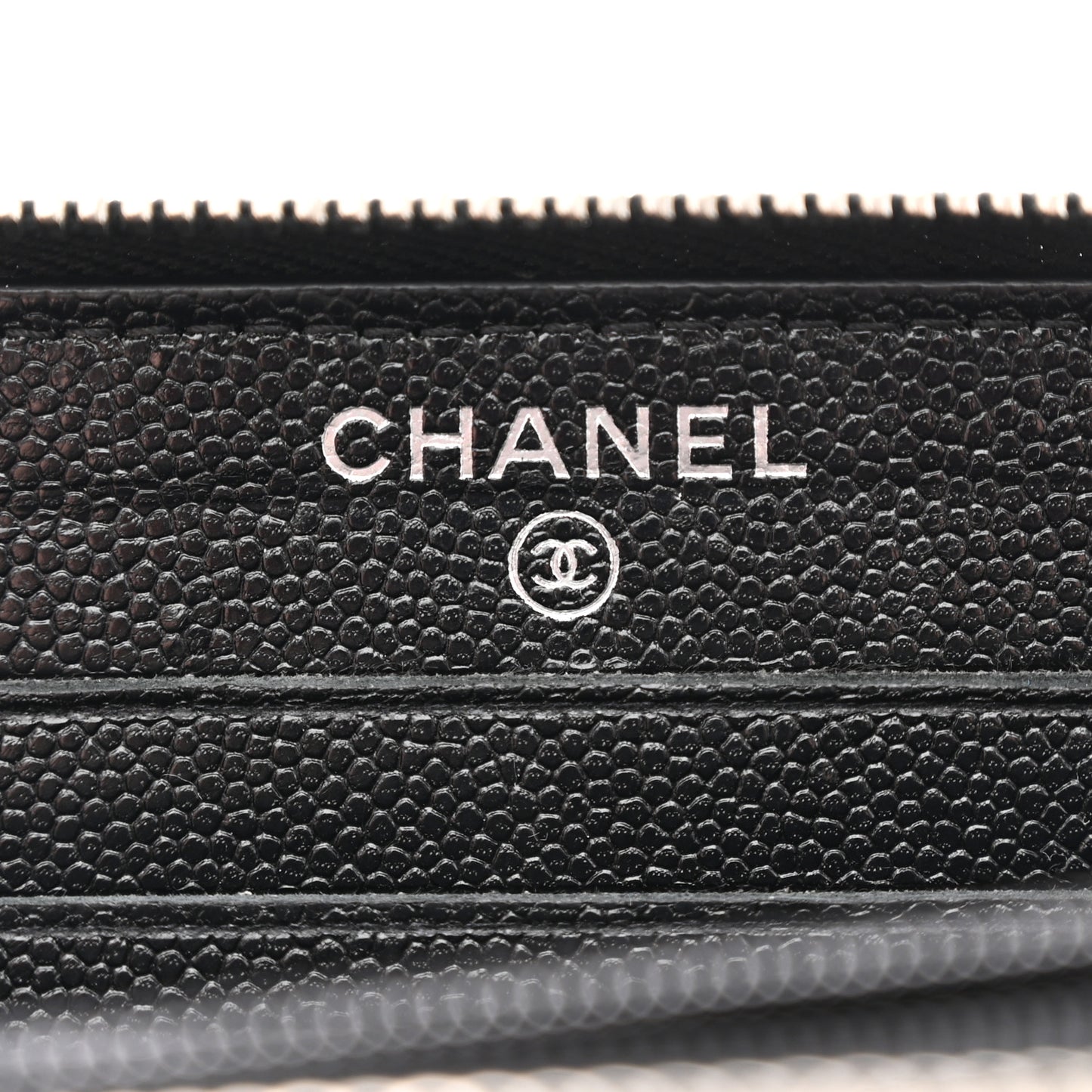 Caviar CC Small Zip Around Wallet Black Blue Green