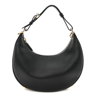 Fendi Vitello Grace Matte Small Fendigraphy Hobo Bag Black 1 of 10