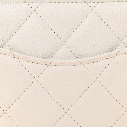 Chanel Caviar Quilted Handy Box Vanity Case White 11 of 13