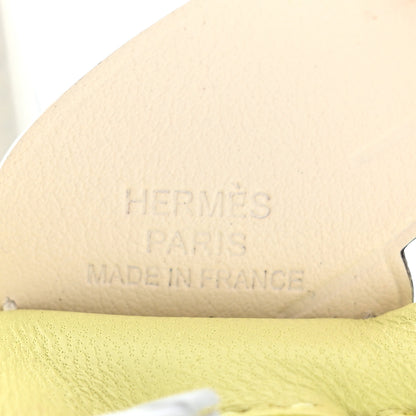 Hermes Milo Lambskin Grigri Rodeo Pegase Horse Bag Charm PM Jaune Bourgeon Bleu Brume Nata 3 of 5