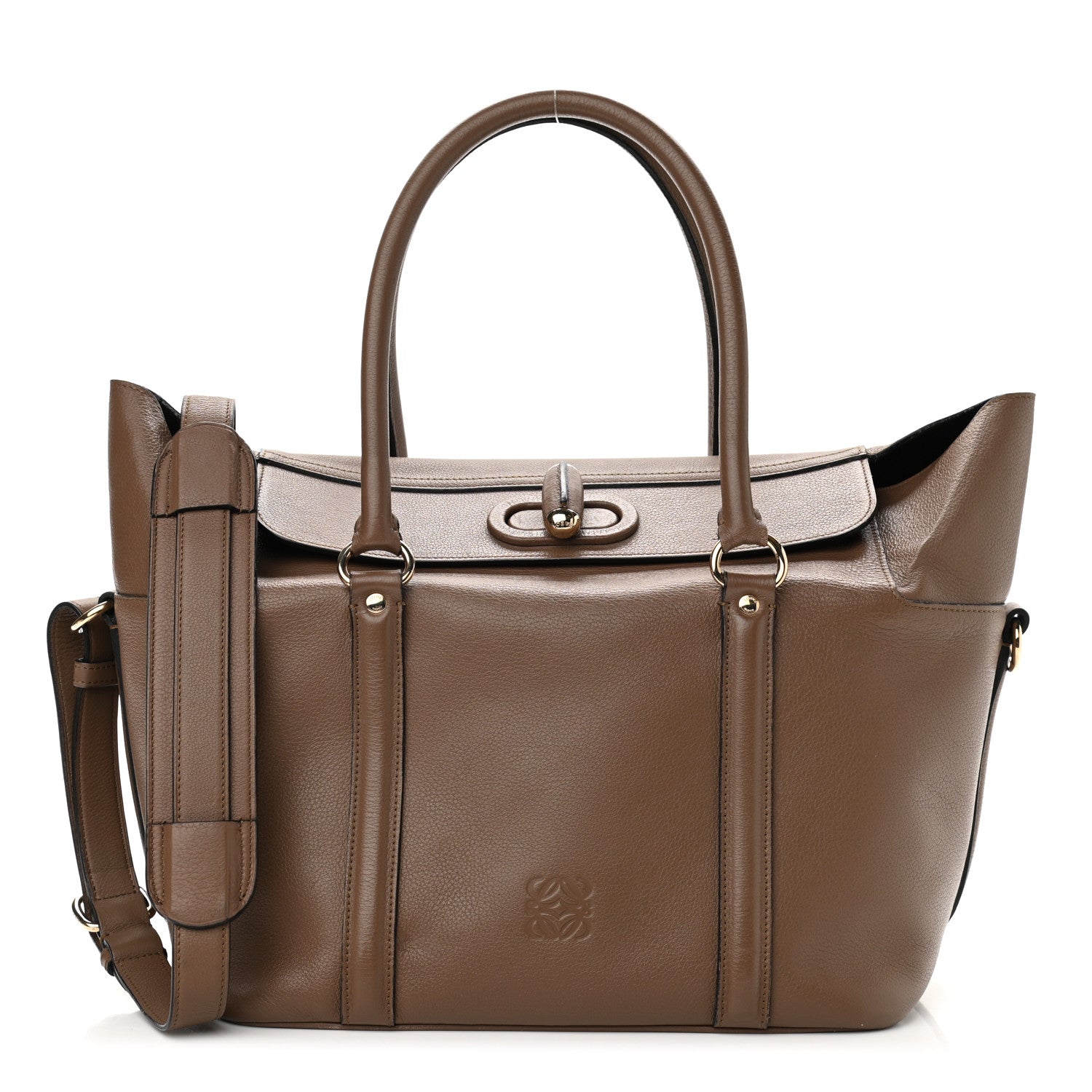 Loewe Calfskin Tote Bag Brown 1 of 13