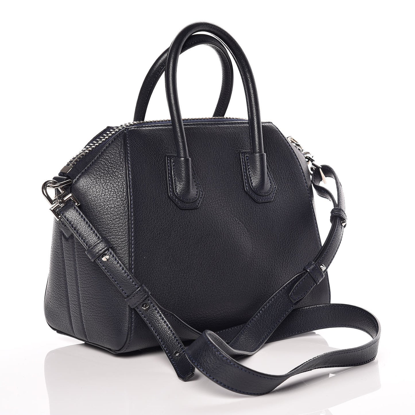 Sugar Goatskin Mini Antigona Night Blue