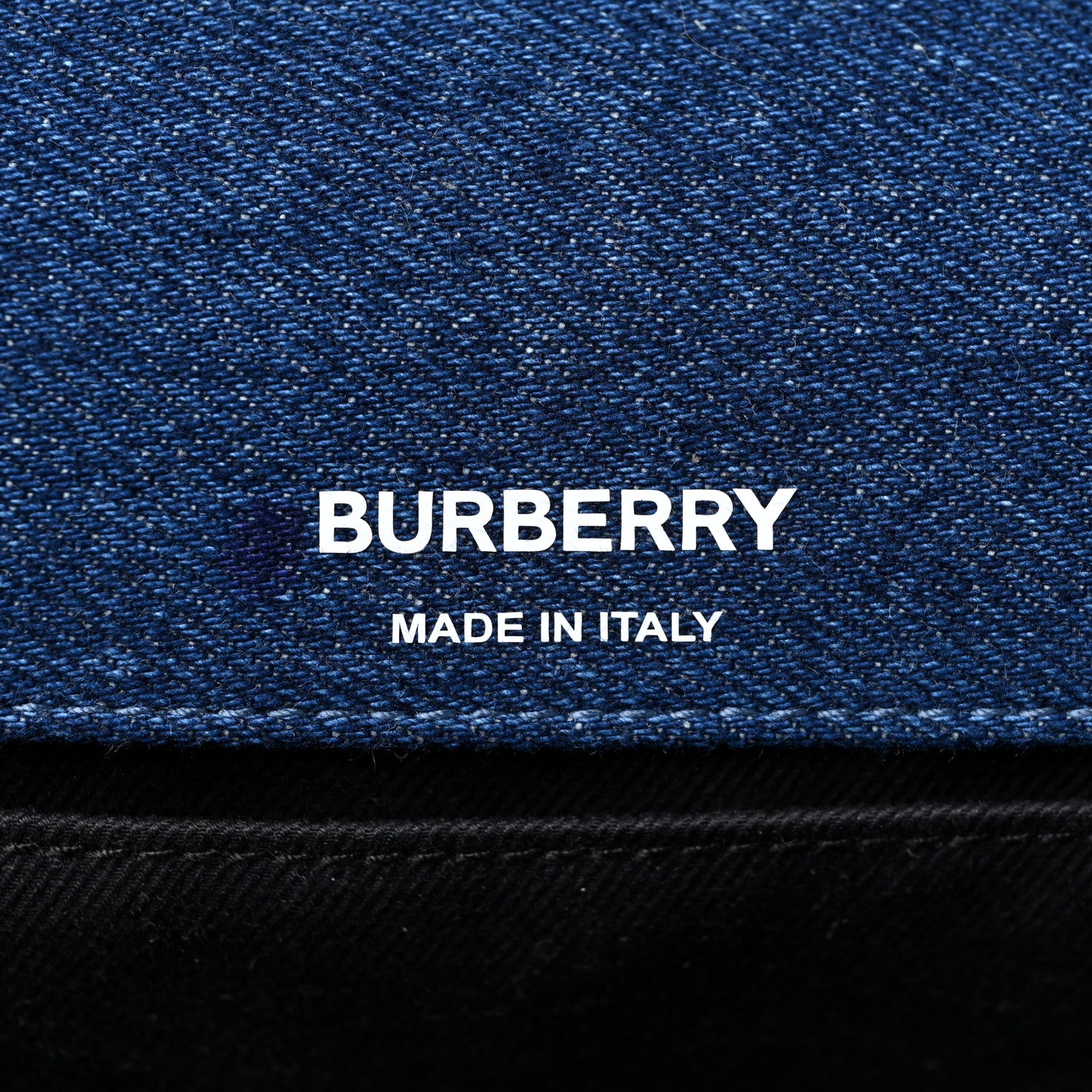 Burberry Denim Quilted Small Lola Bag Blue 6 of 9