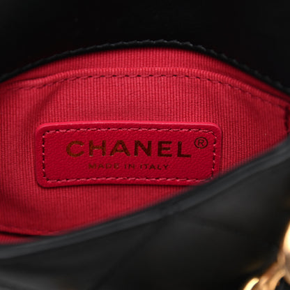 Chanel Calfskin Quilted Mini Framing Chain Bag Black 6 of 9