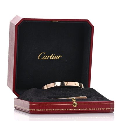 Cartier 18K Pink Gold LOVE Bracelet 17 7 of 7