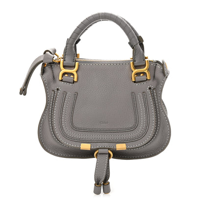 Chloe Calfskin Mini Marcie Satchel Cashmere Grey 1 of 11