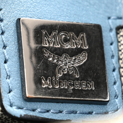 MCM Visetos Side Stud Mini Stark Bebe Boo Backpack Blue 6 of 12