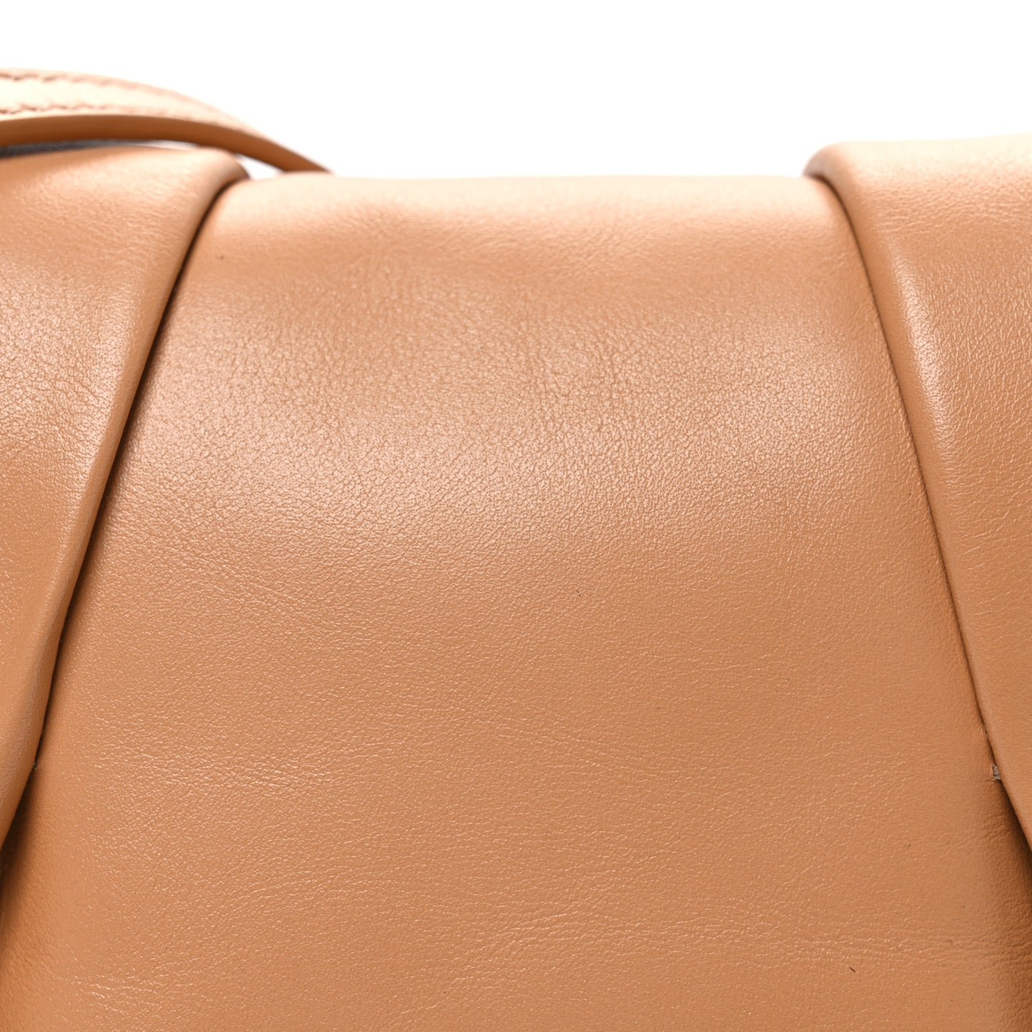 Shiny Nappa Calfskin Paseo Satchel Warm Desert