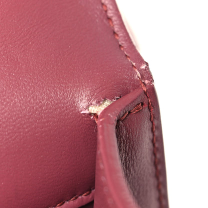 Christian Dior Smooth Calfskin 30 Montaigne Flap Bag Burgundy 10 of 10