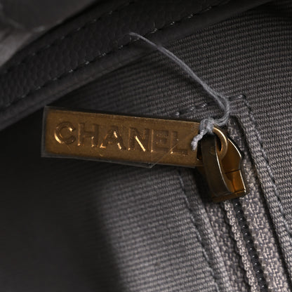 Chanel Caviar Quilted Large Classic Shopping Tote Grey 8 of 14