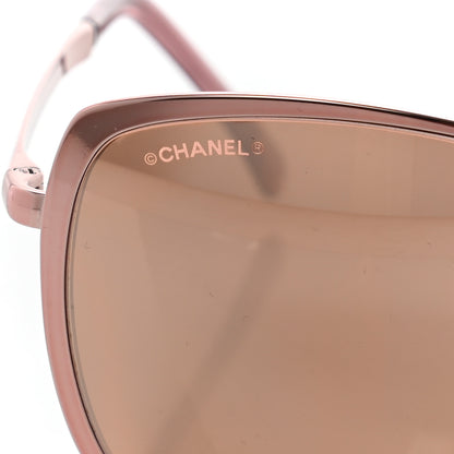 Chanel Metal Pilot Summer Sunglasses 4224 Rose Gold 9 of 9