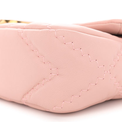 Marc Jacobs Lambskin Quilted J Marc Mini Shoulder Bag Rose 11 of 12