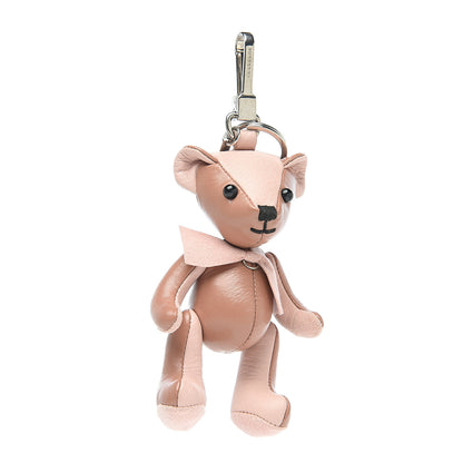 Burberry Lambskin Thomas Bear Bag Charm Pink 1 of 2