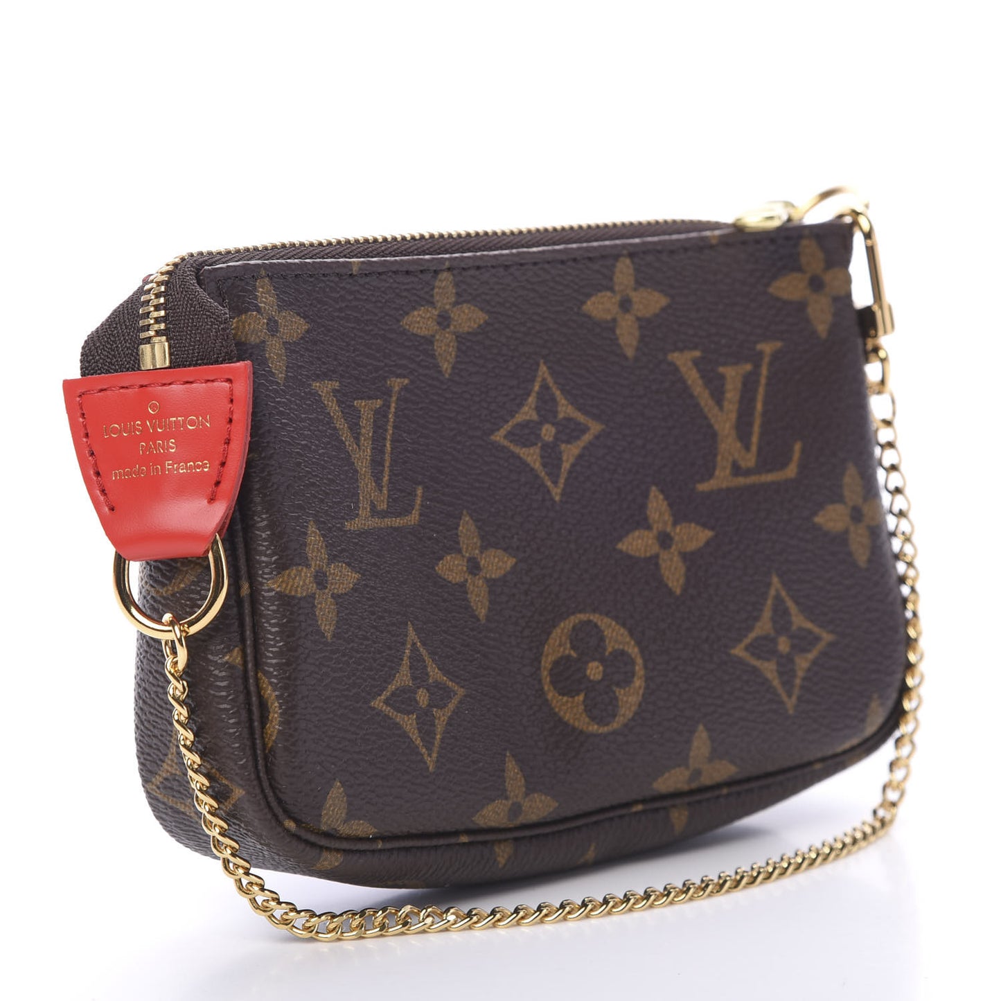 Monogram 2020 Christmas Animation Bumper Cars Mini Pochette Accessories Coquelicot
