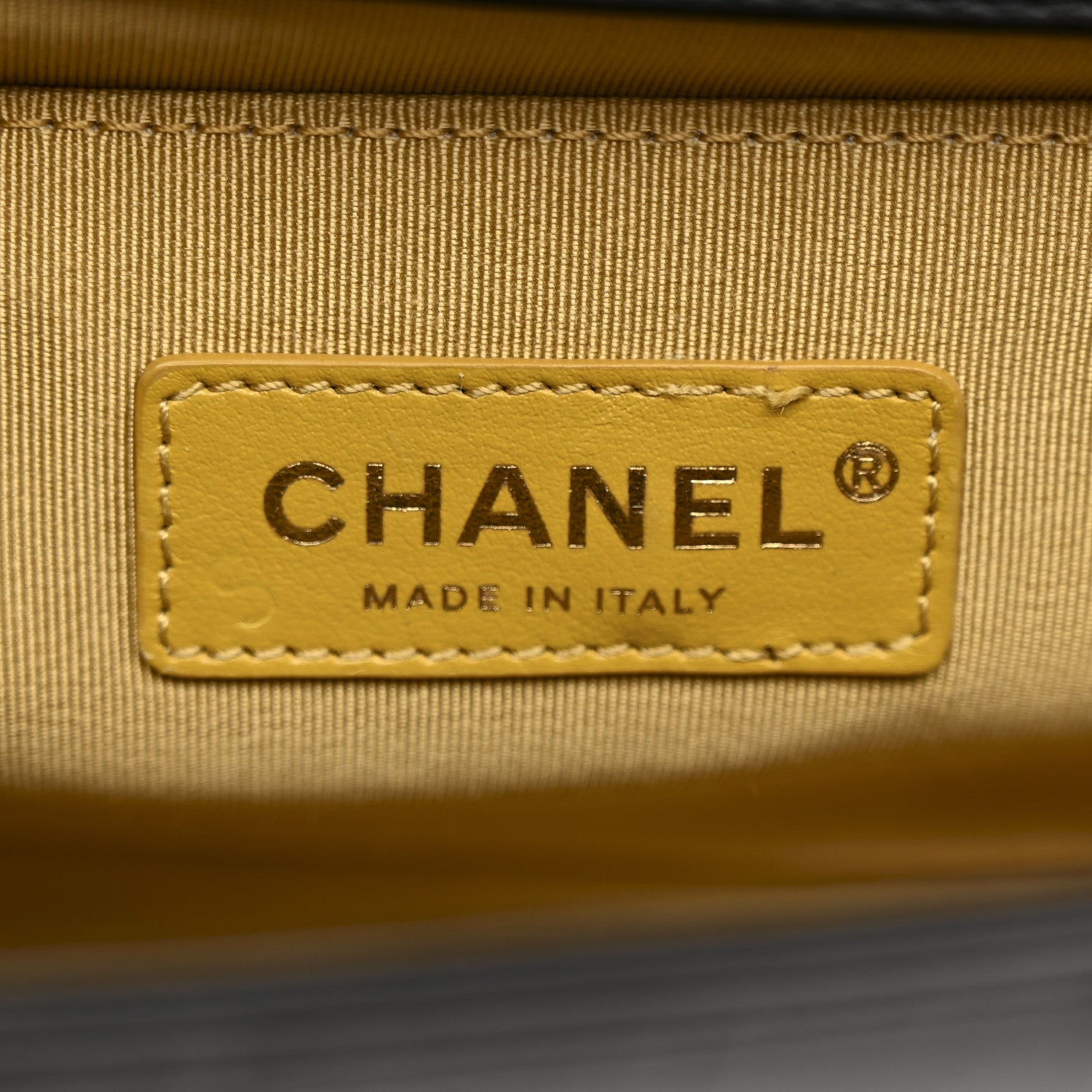 Chanel Calfskin Crocodile Embossed Graffiti Cocodile Medium Boy Flap Black 6 of 11