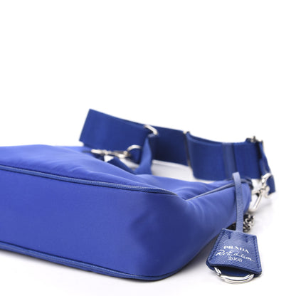 Prada Nylon Re-Edition 2005 Shoulder Bag Indaco 7 of 11