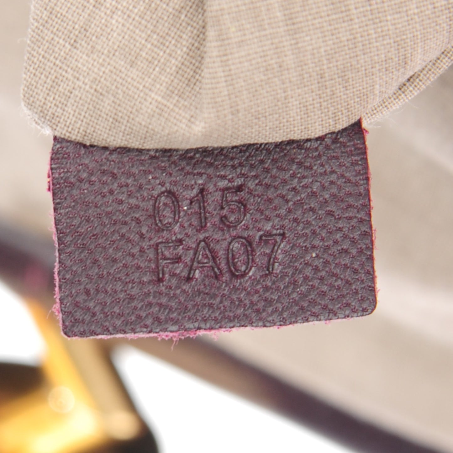 Elastic Quilted Stam Plum