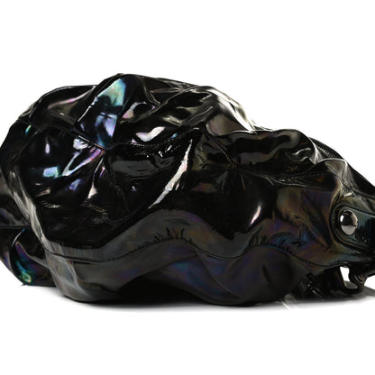 Gucci Iridescent Patent Medium Icon Bit Shoulder Bag Black 11 of 17