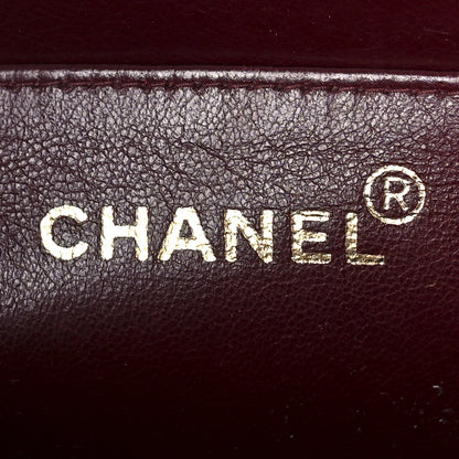 Chanel Lambskin Quilted XL Jumbo Single Flap Black 6 of 12