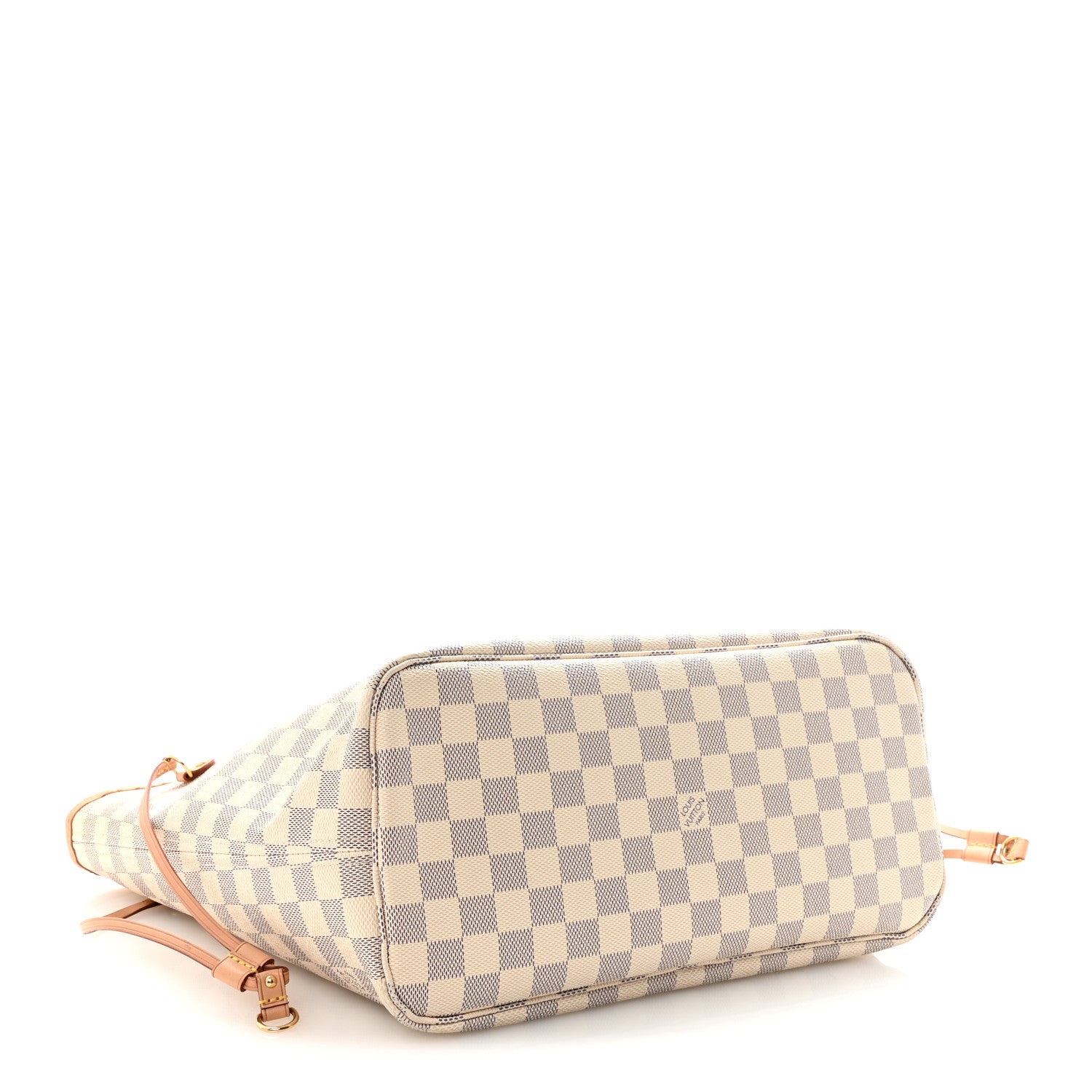 Louis Vuitton Damier Azur Neo Neverfull MM Rose Ballerine 4 of 9