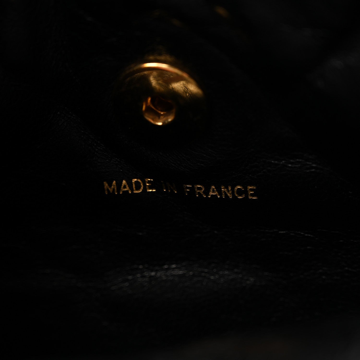 Chanel Lambskin Quilted Drawstring Backpack Black 7 of 12